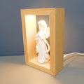 Resin Angel Statue Religious Night Light
