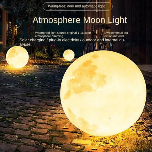 Minimalist Solar Garden Orb Lamp