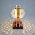 Wooden Base Globe Light Room Decorative Table Lamp
